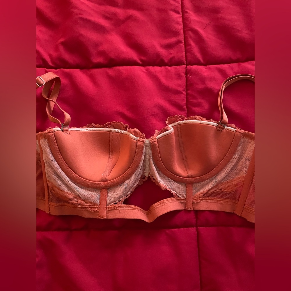 Victoria's Secret Lace Bralette in Rust 32B - Picture 10 of 12
